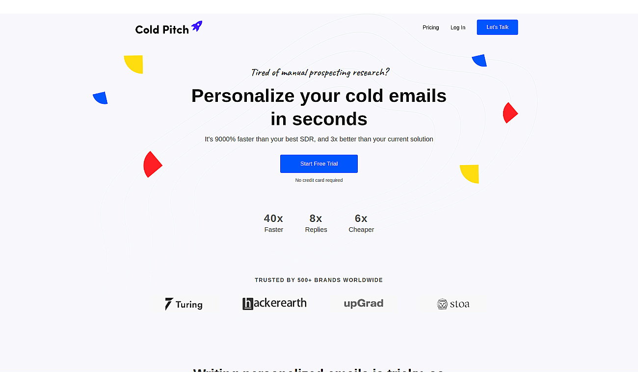 Cold pitch