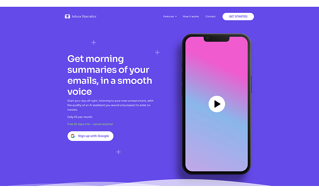 Inbox Narrator