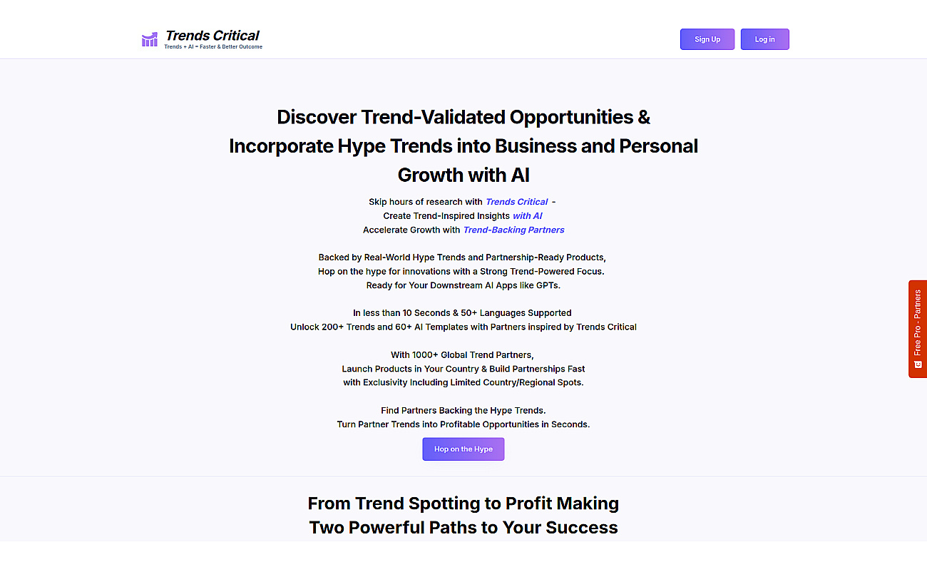 Trends Critical