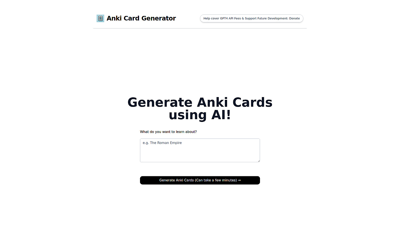 Anki Card Generator