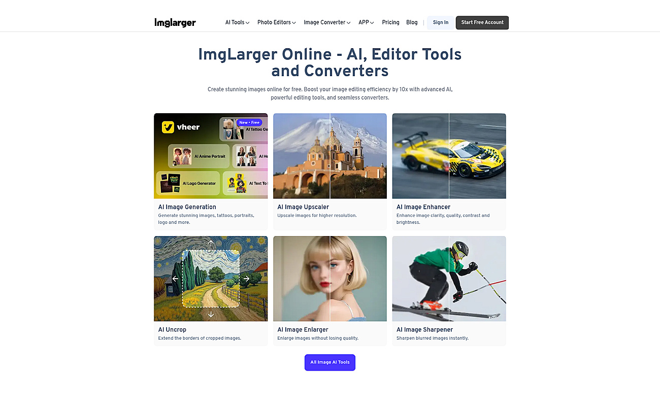 AI Image Enlarger