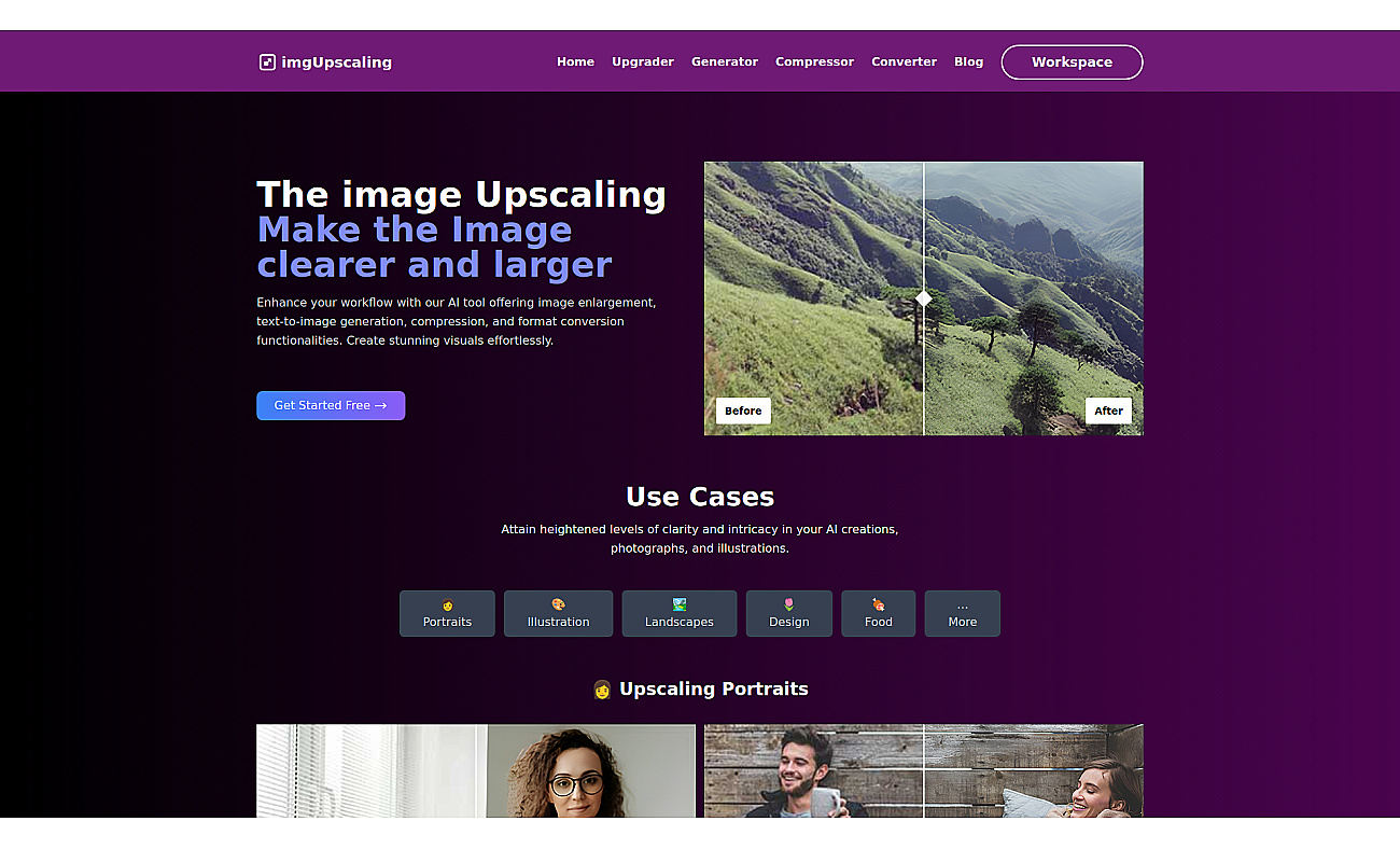 Image upscaling