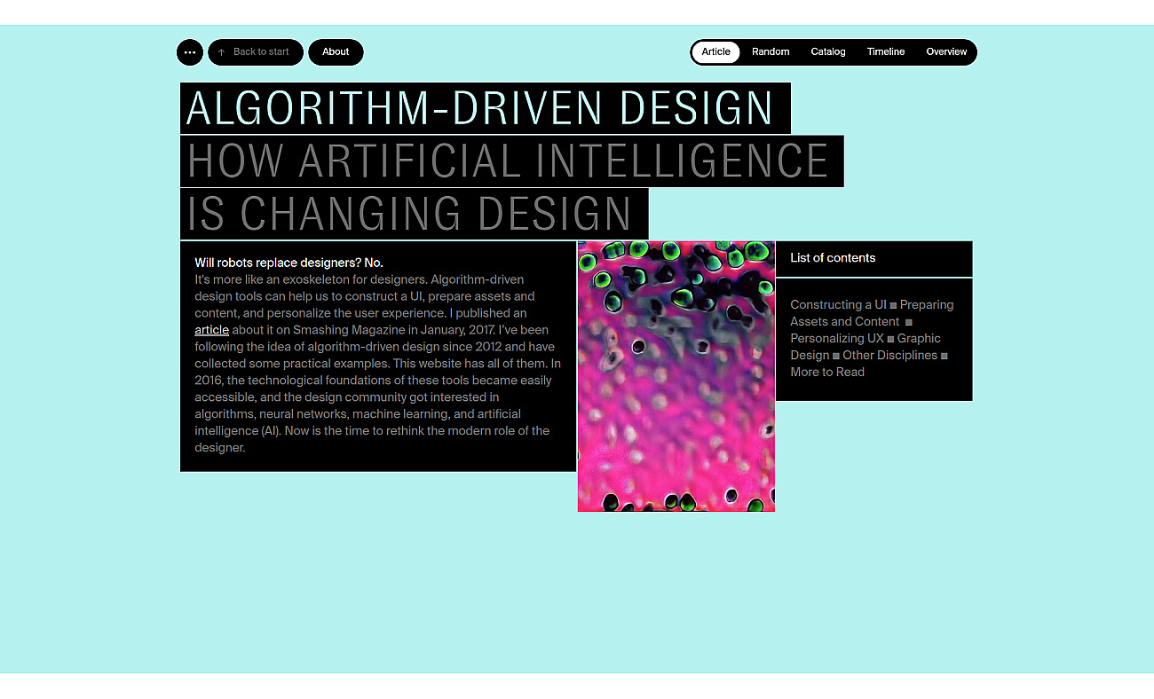 Algorithm-Driven Design