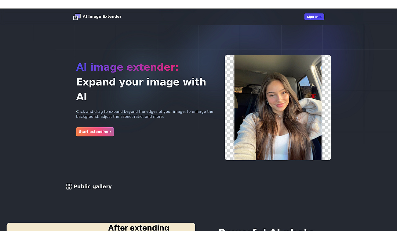 AI Image Extender
