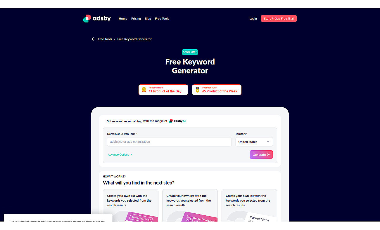 Keyword Generator by AdsBy