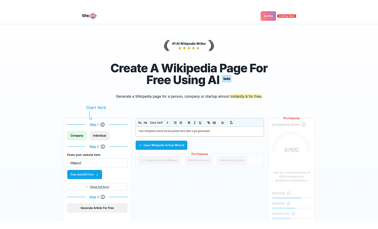 Wikipedia Article AI