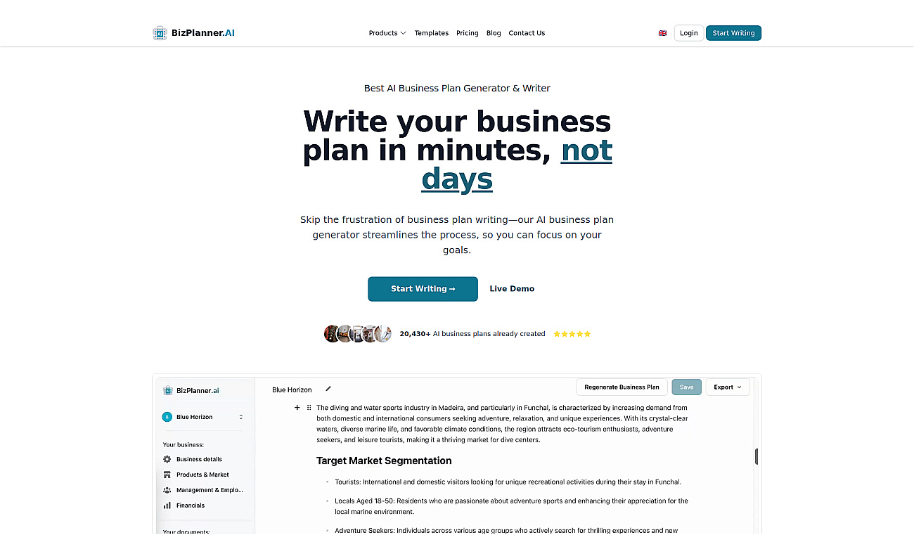 BizPlannerAI