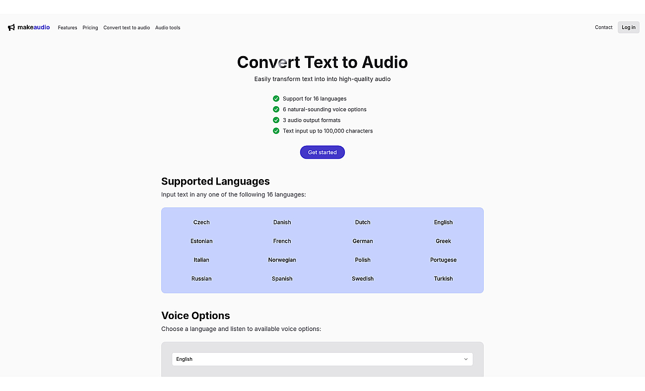 makeaudio
