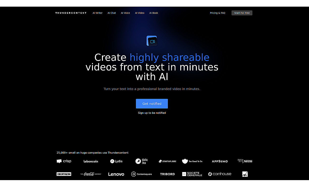 AI Video Editor - Thundercontent