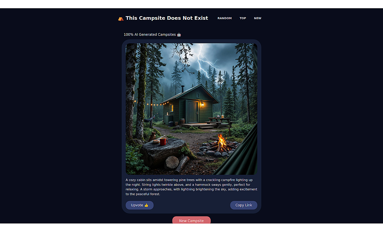 Thiscampsitedoesnotexist