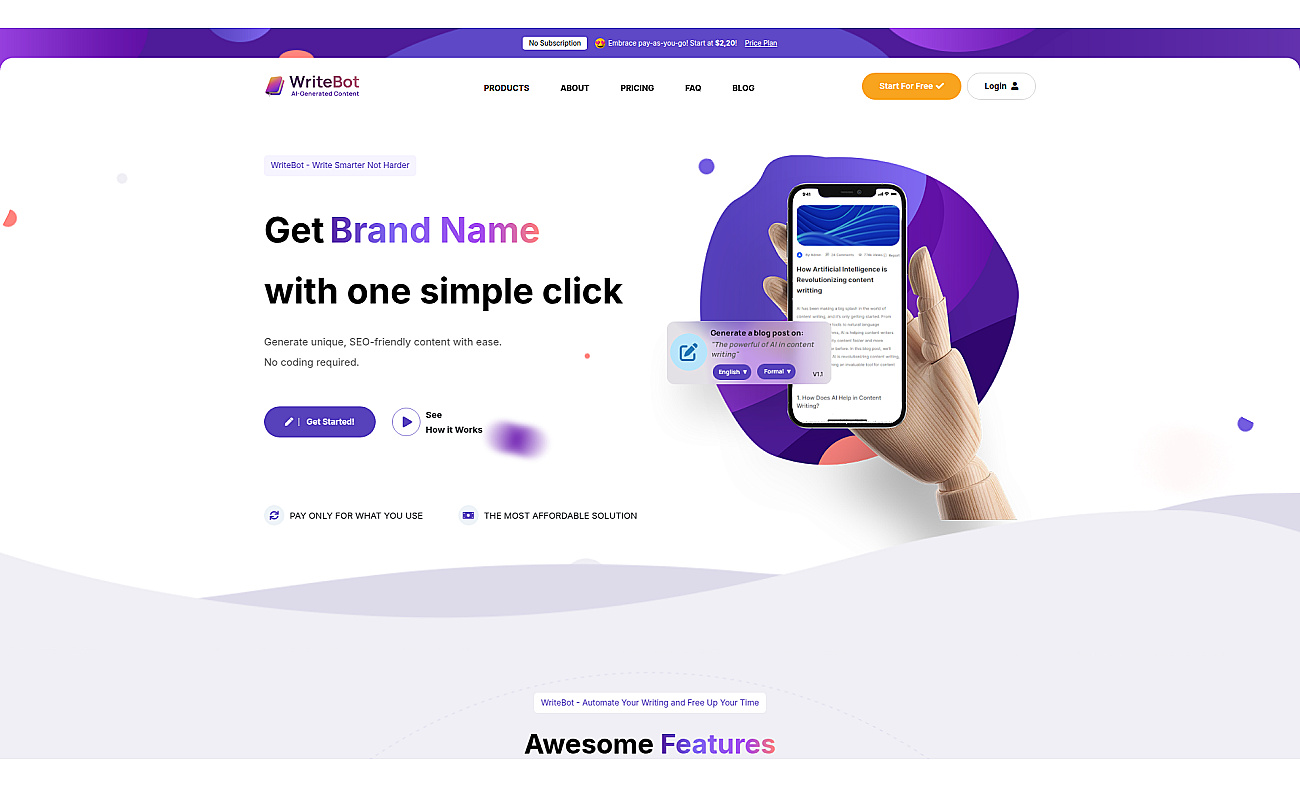 Writebot.io