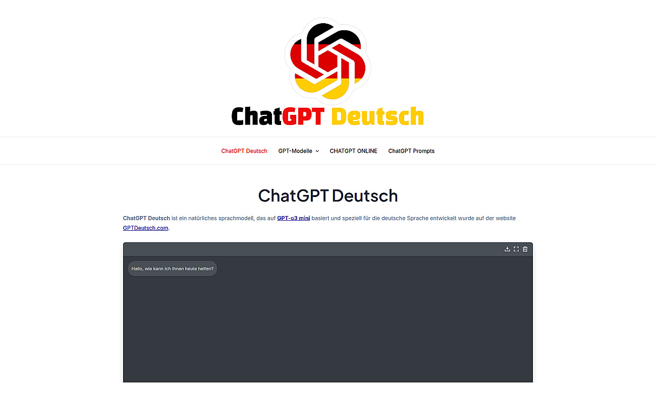 ChatGPT Deutsch