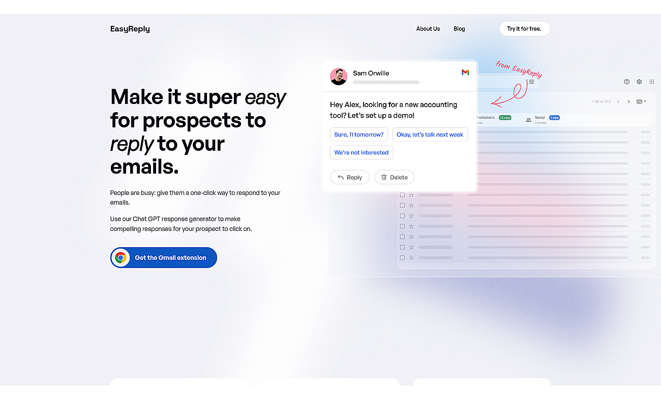 Easy Reply Gmail Extension
