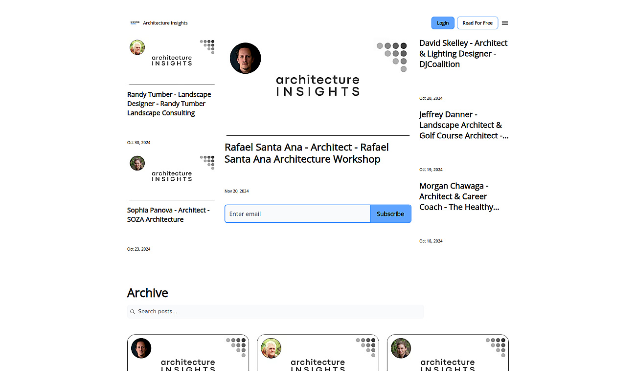 Architecture insights