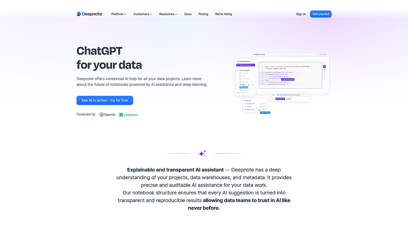 Deepnote AI