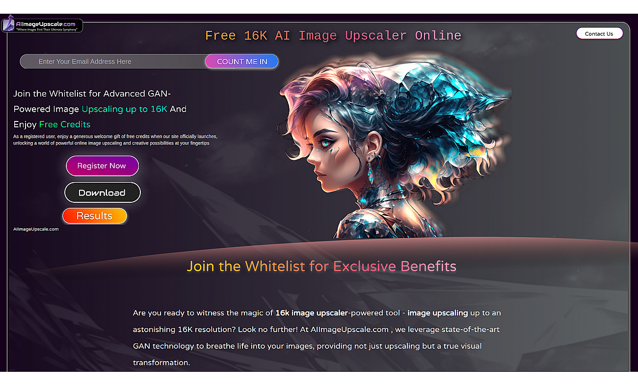 AI Powered Image Upscaler