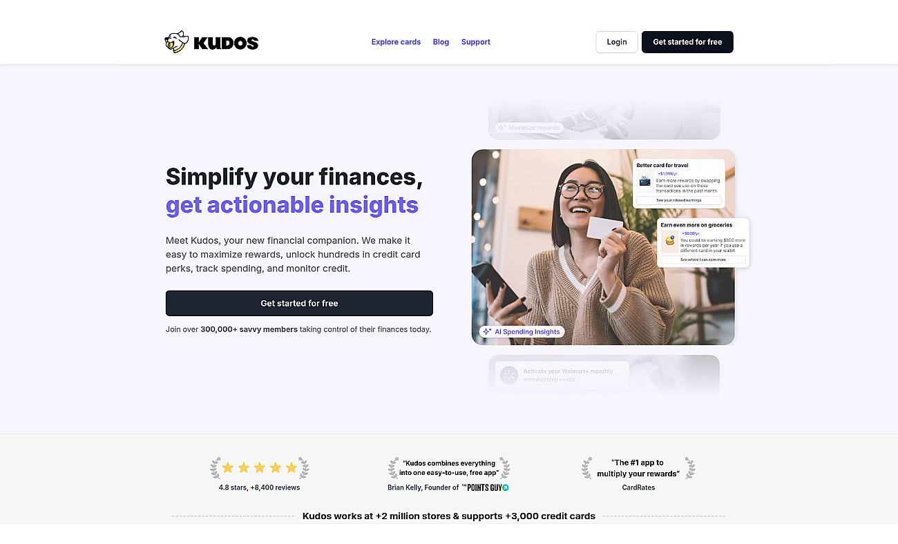 Kudos - Smart Wallet