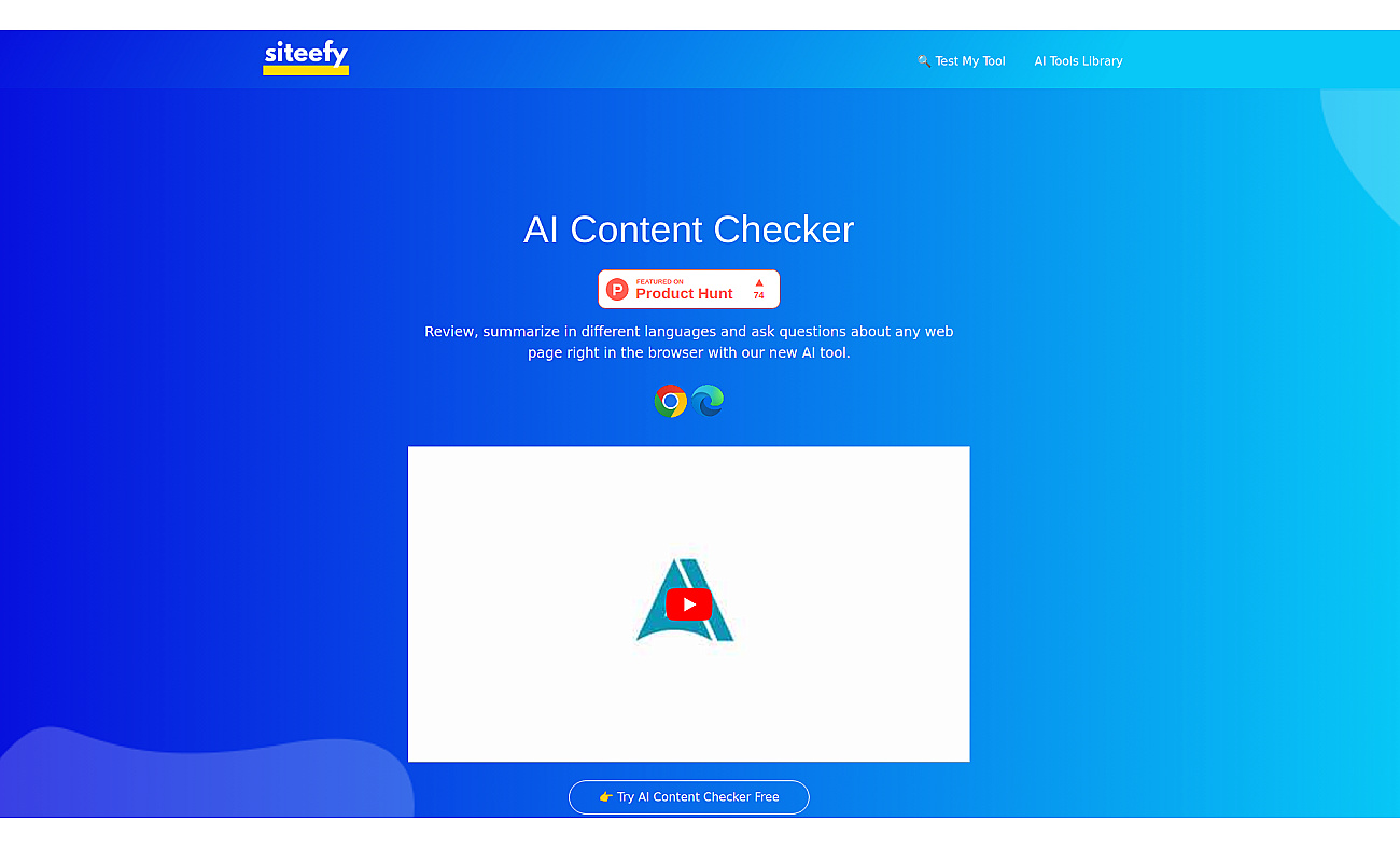 Siteefy content checker