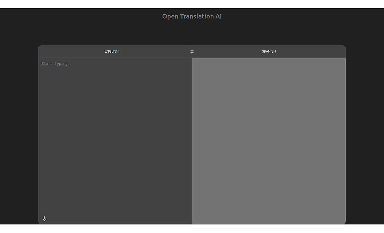 Open Translation AI