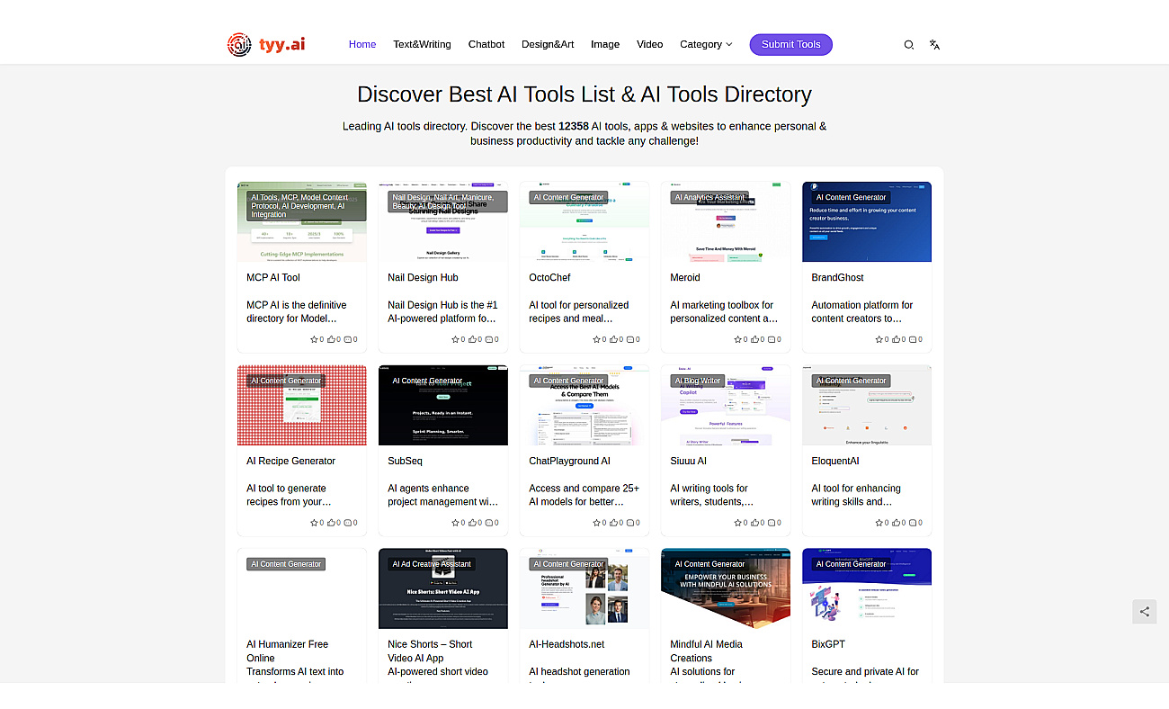 Tyy.ai tools