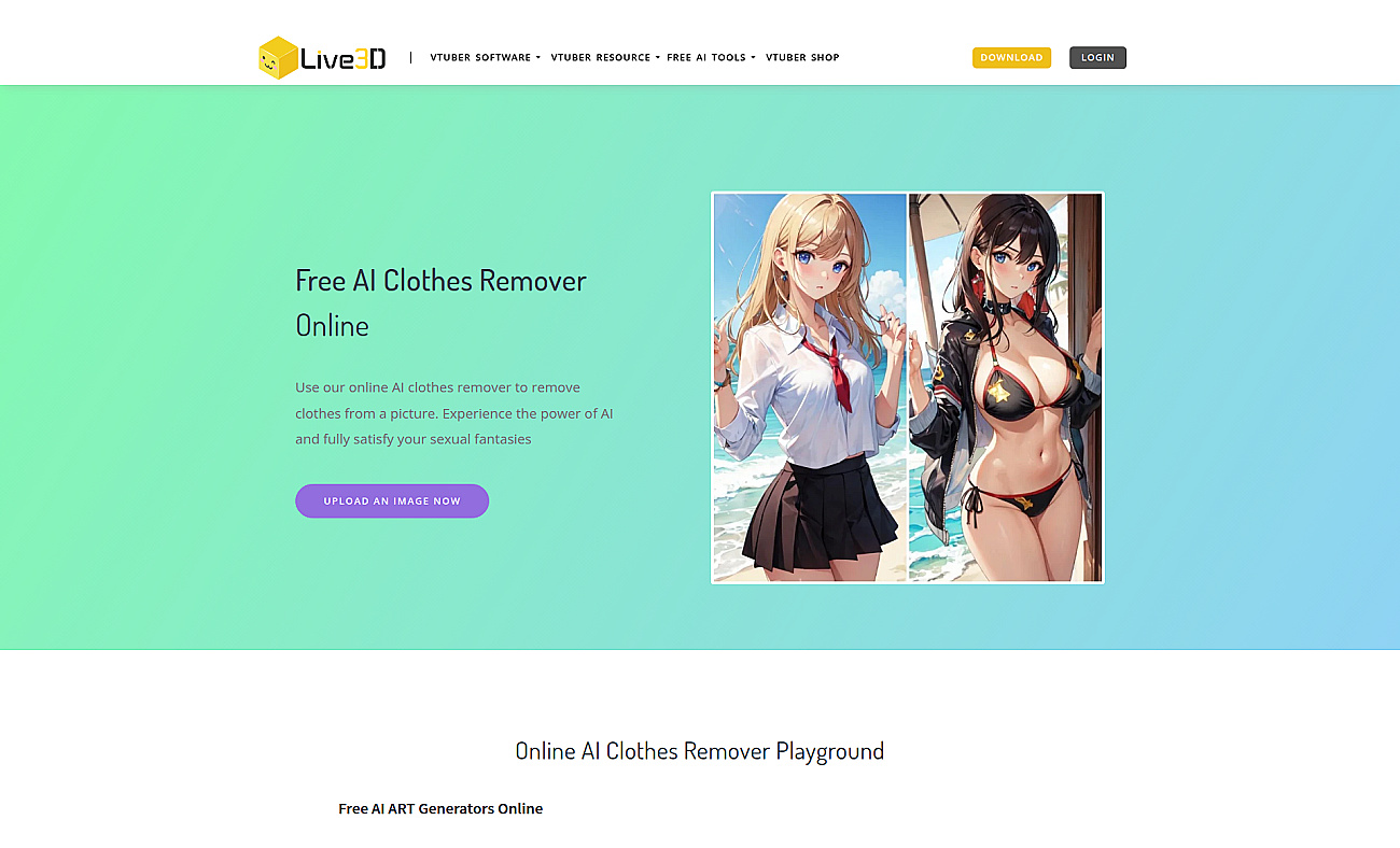 AI Clothes Remover By Live3D