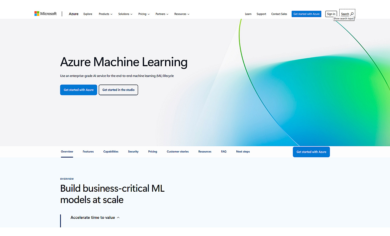 Azur Machine Learning Studio