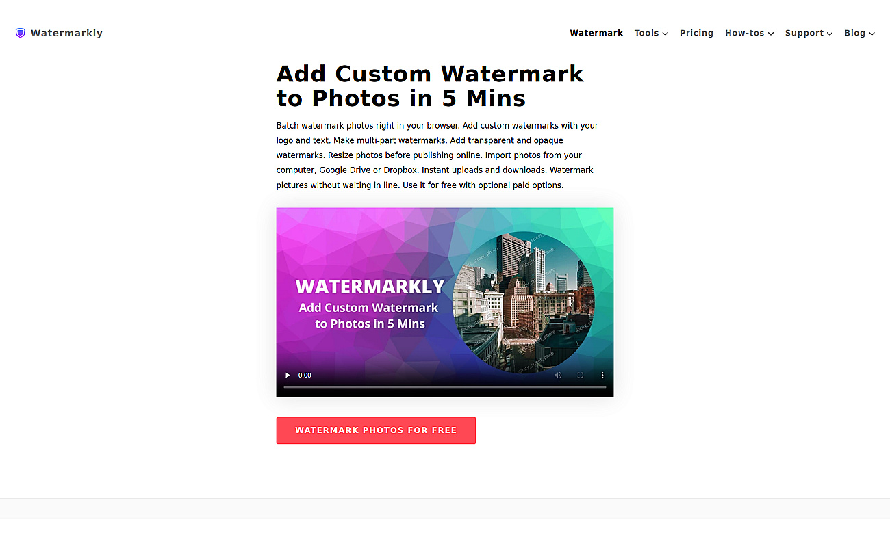 Watermarkly – Blur Faces & License Plates