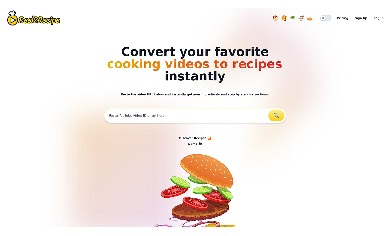 Reel2recipe