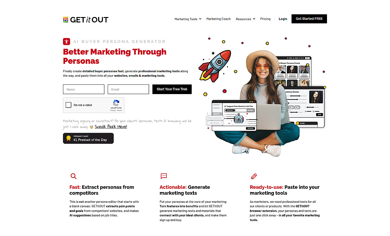 AI Persona Generator by GETitOUT