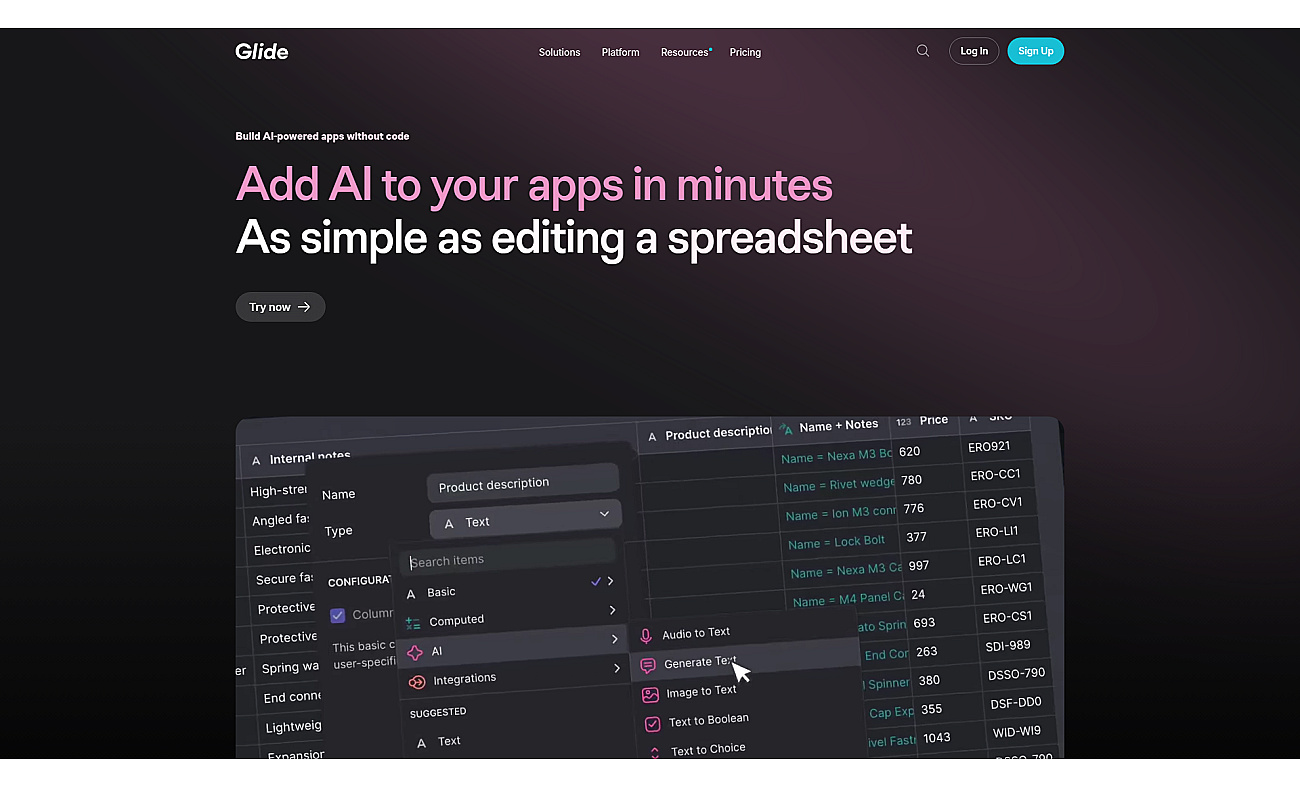 Glide Apps