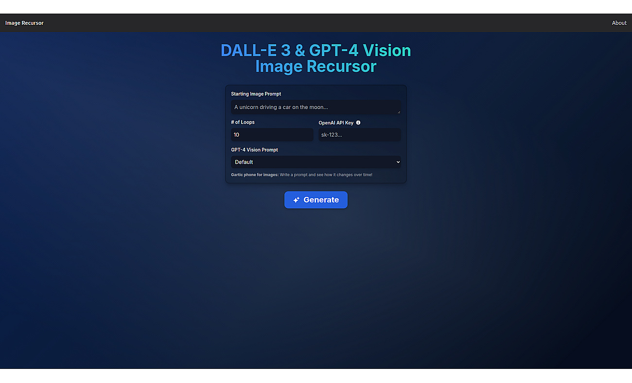 Image Recursor
