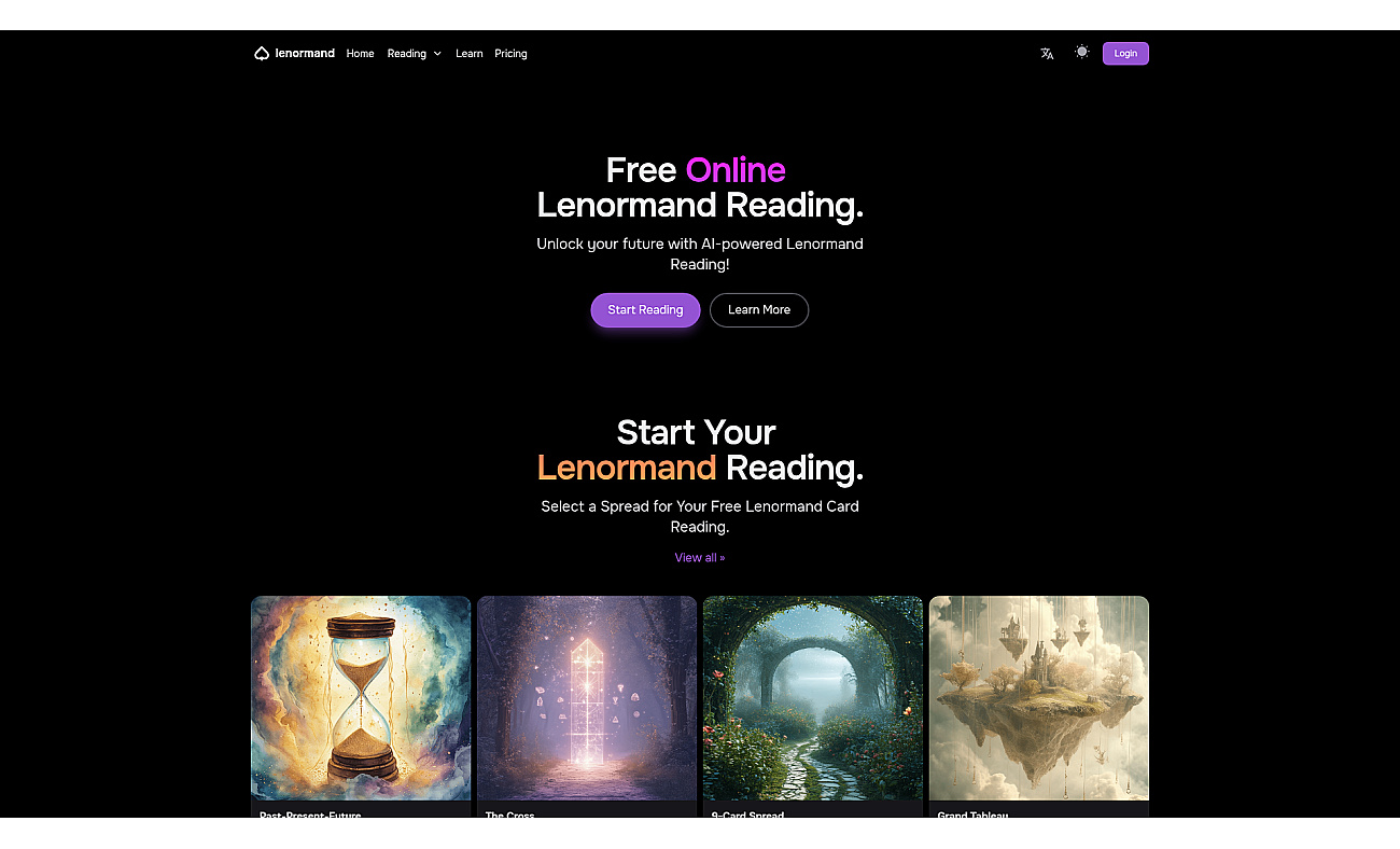 AI Lenormand Online