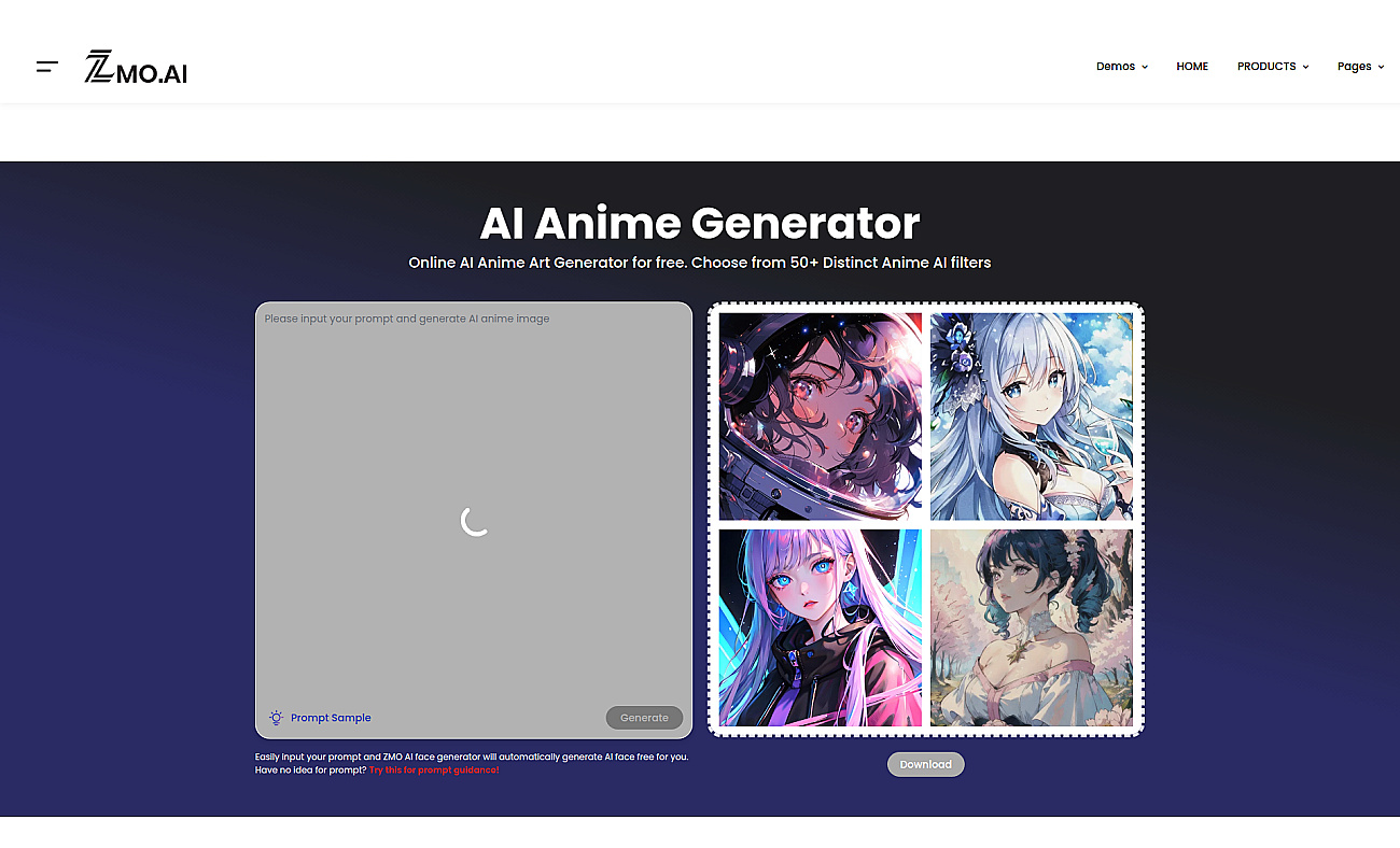 Zmo Anime Generator