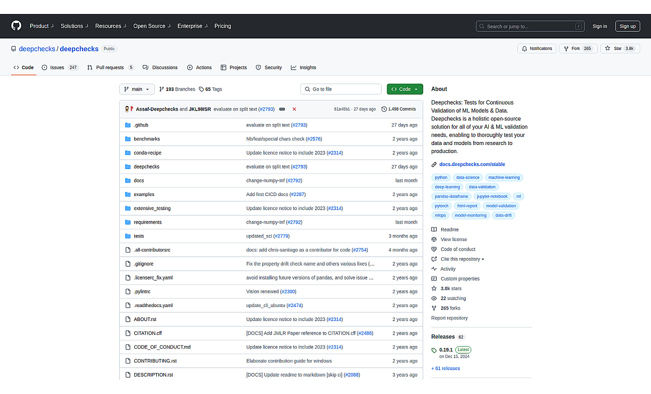 Deepchecks Testing Package