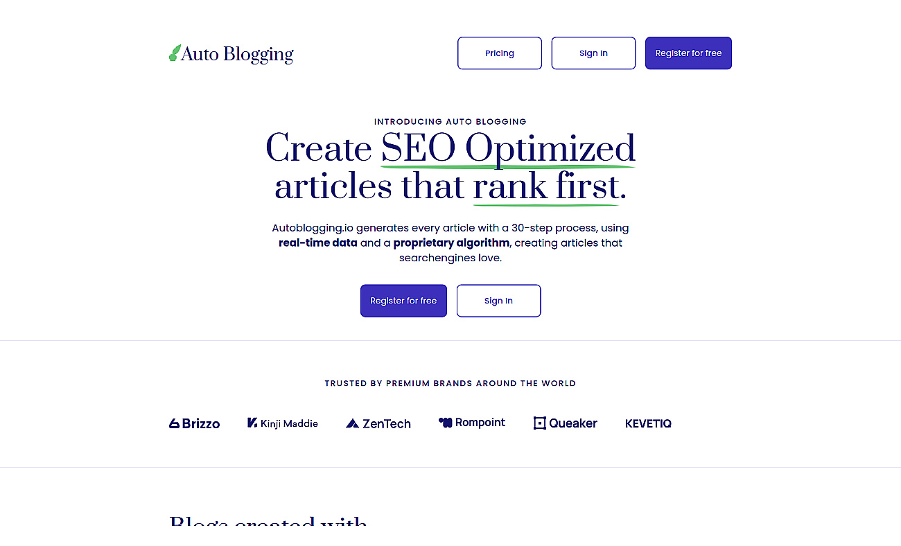 Auto Blogging