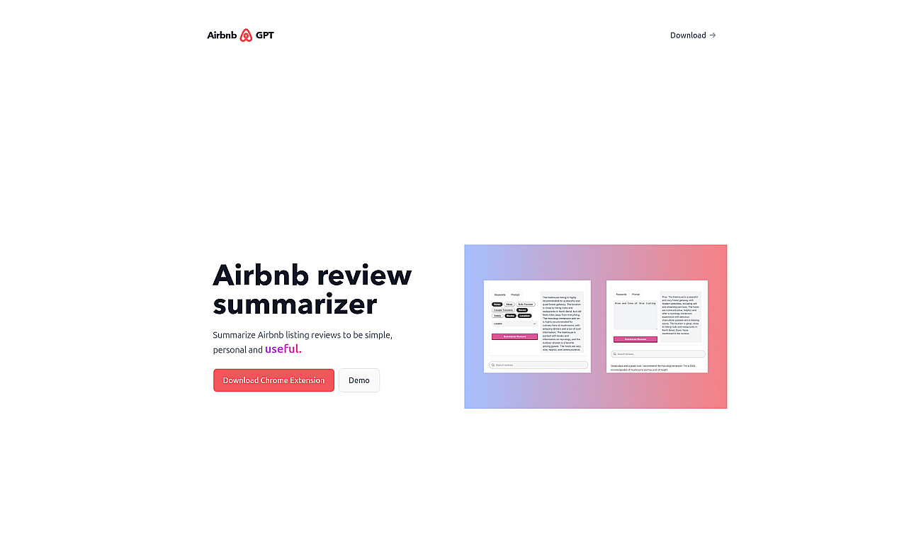 Airbnb Review Summarizer