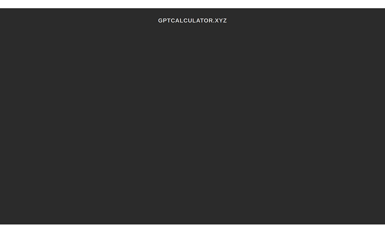 GPT Calculator