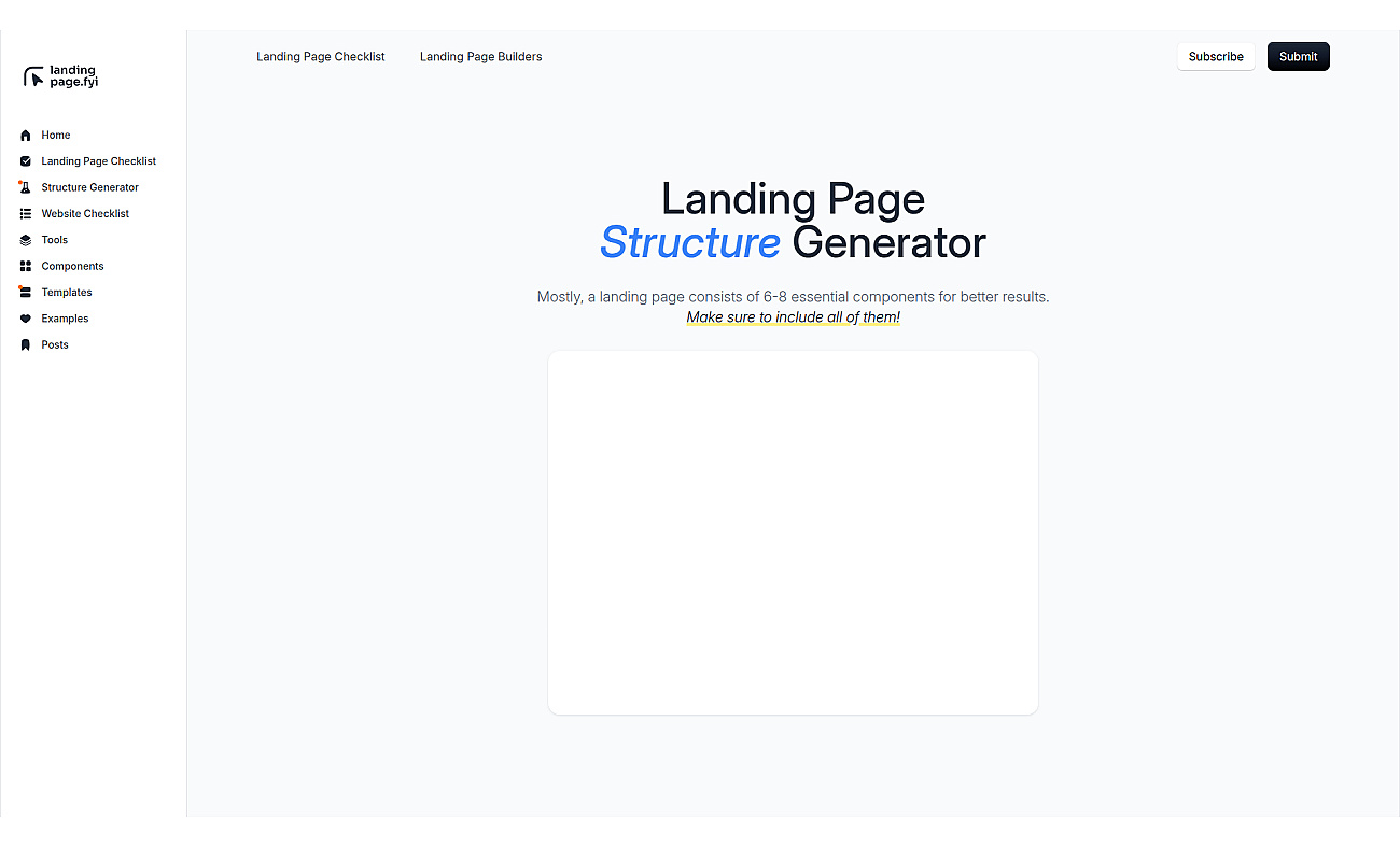 LandingPage.fyi