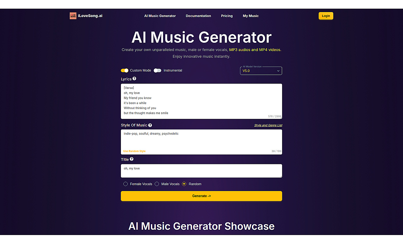 Ilovesong.ai
