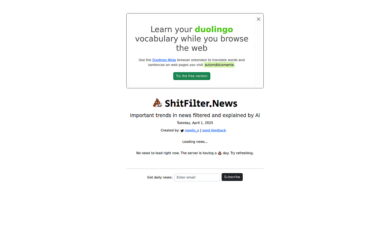 ShitFilter.News
