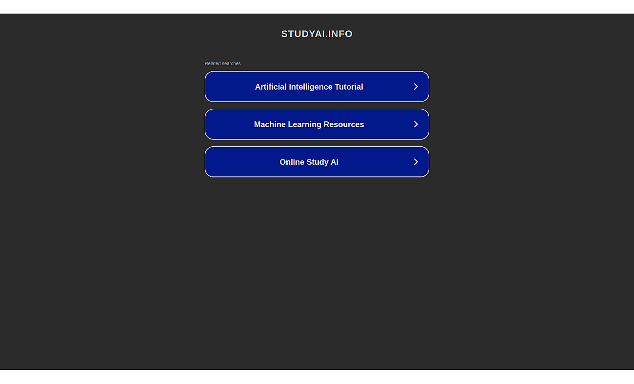 Study Ai