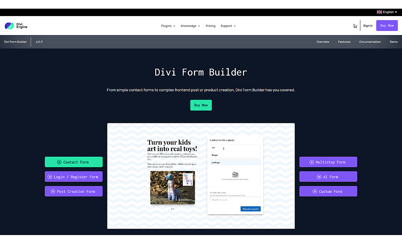 Divi Form Builder