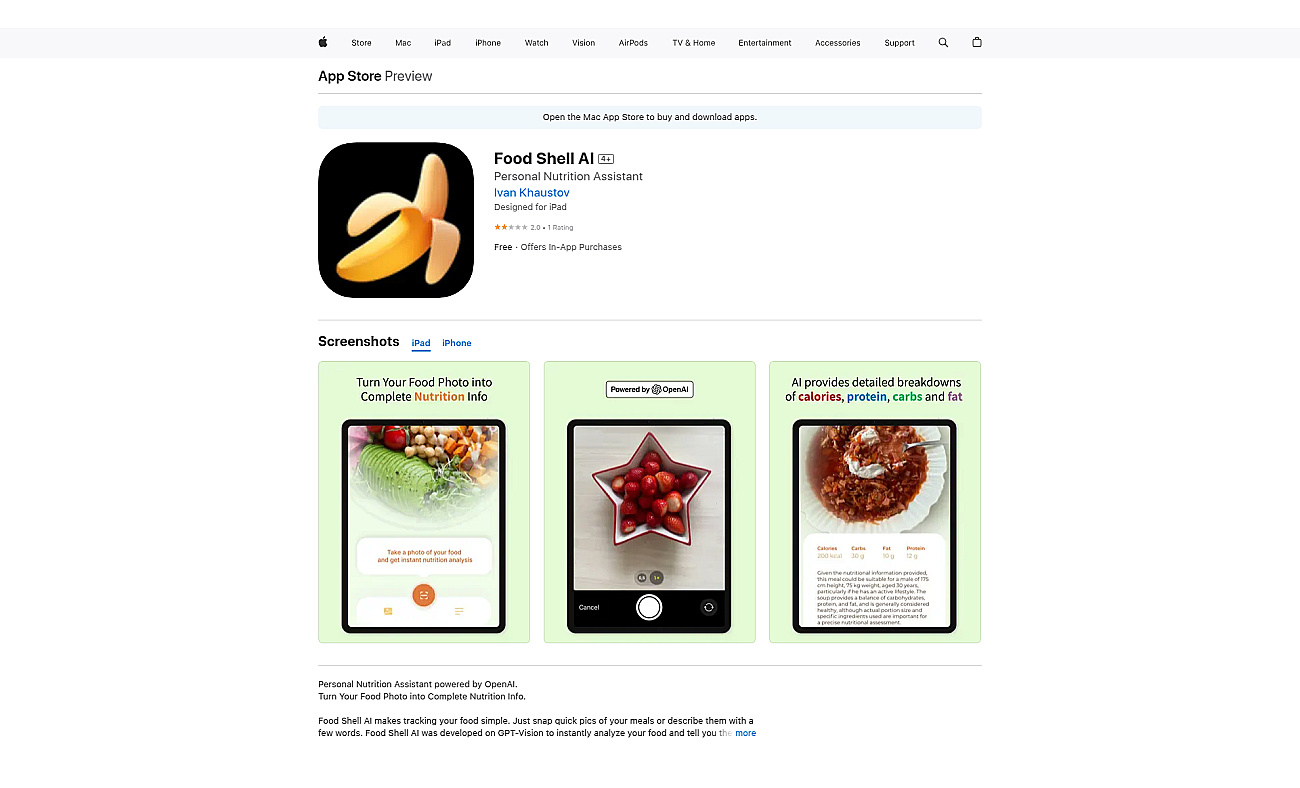 Food Shell AI