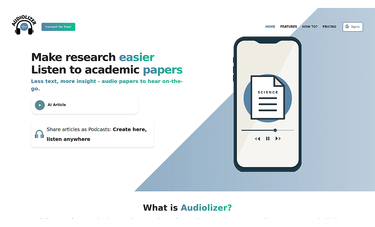 Audiolizer