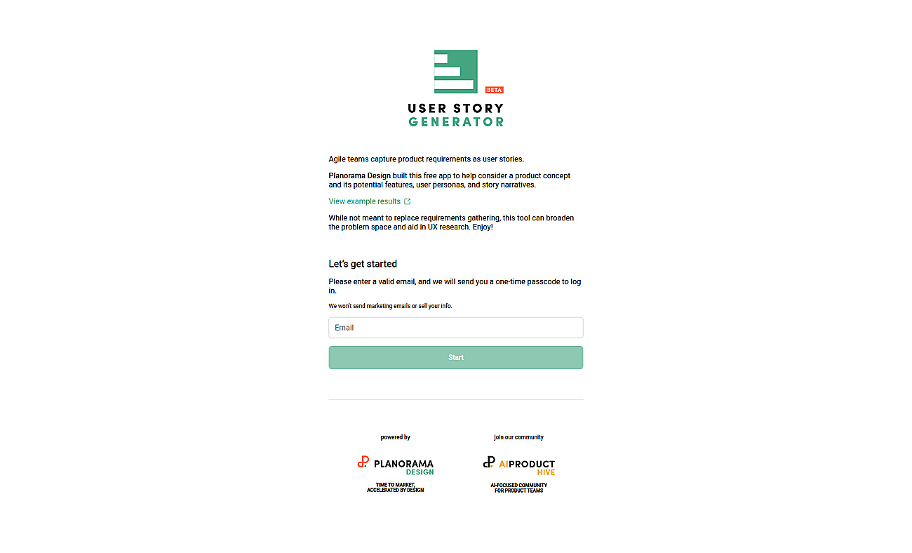 User Story Generator