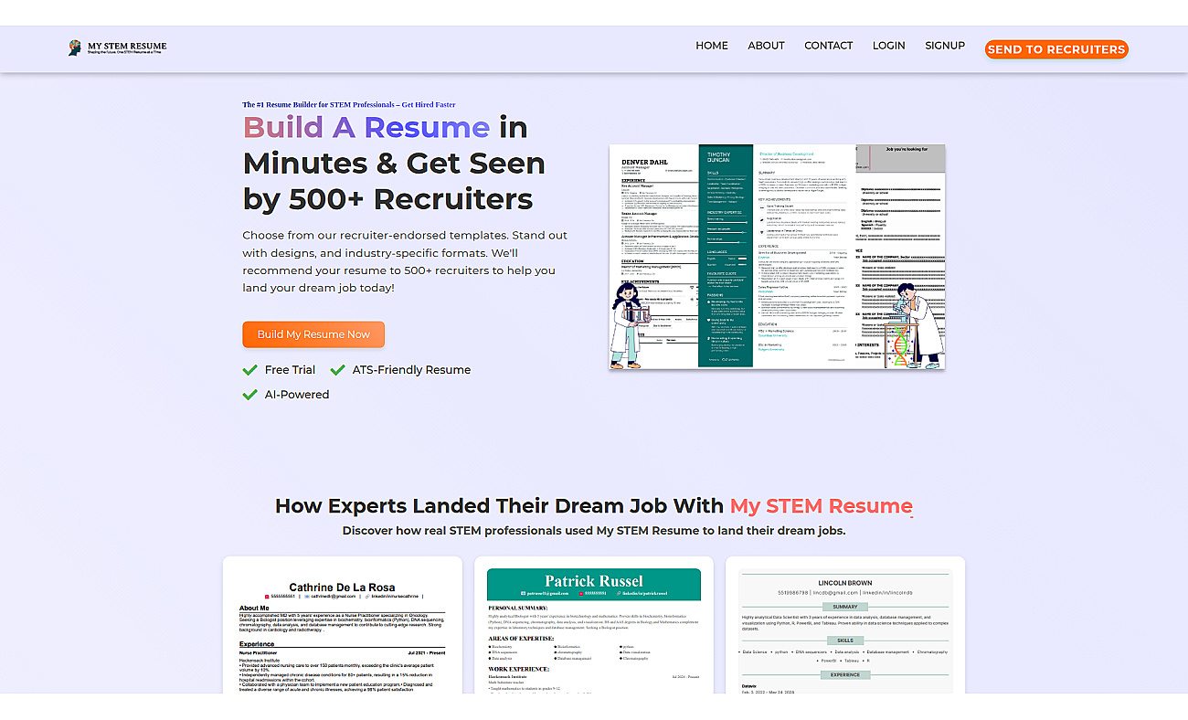 My STEM Resume