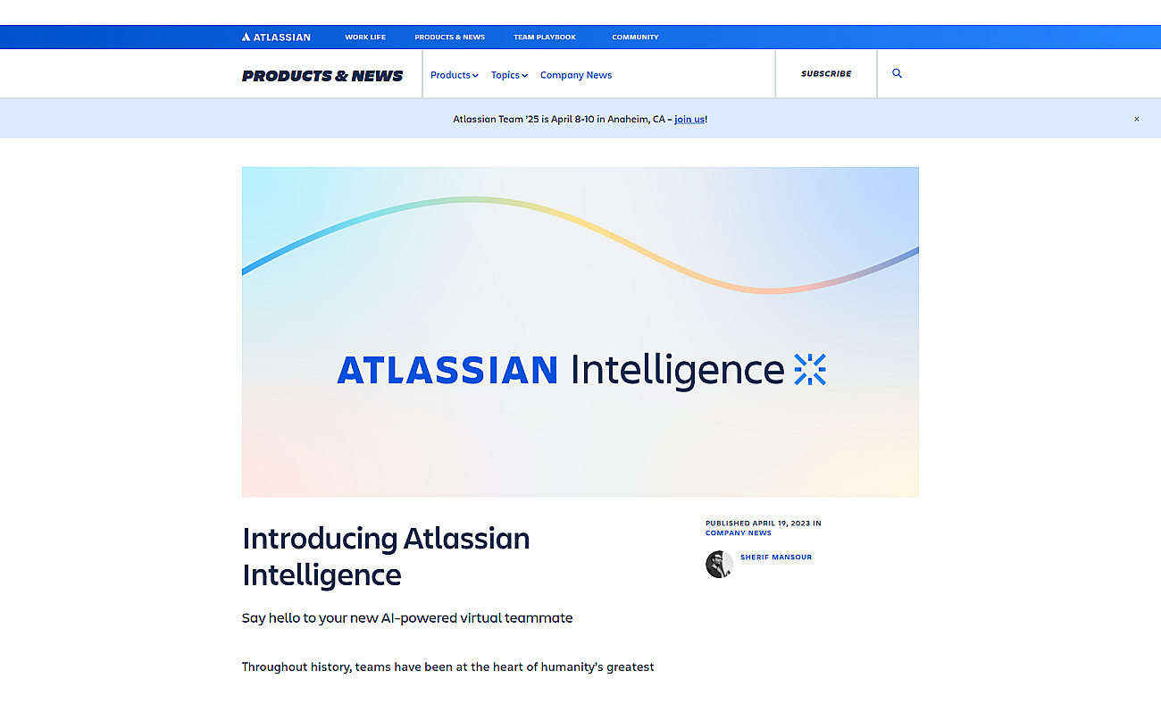 Atlassian Intelligence