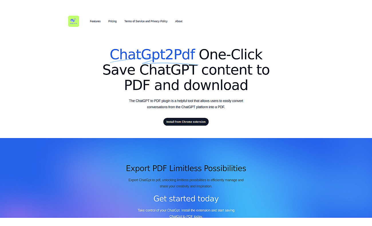 chatGpt2pdf