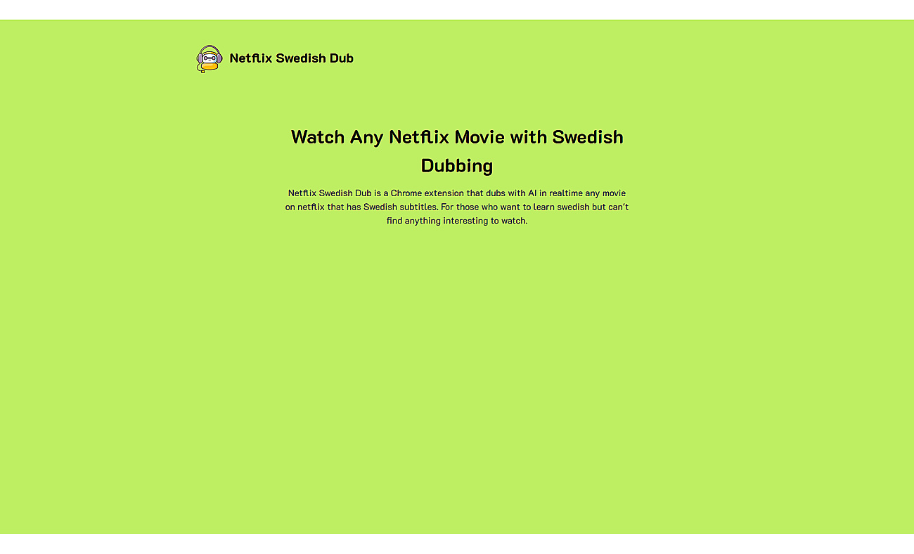 Netflix Swedish Dub