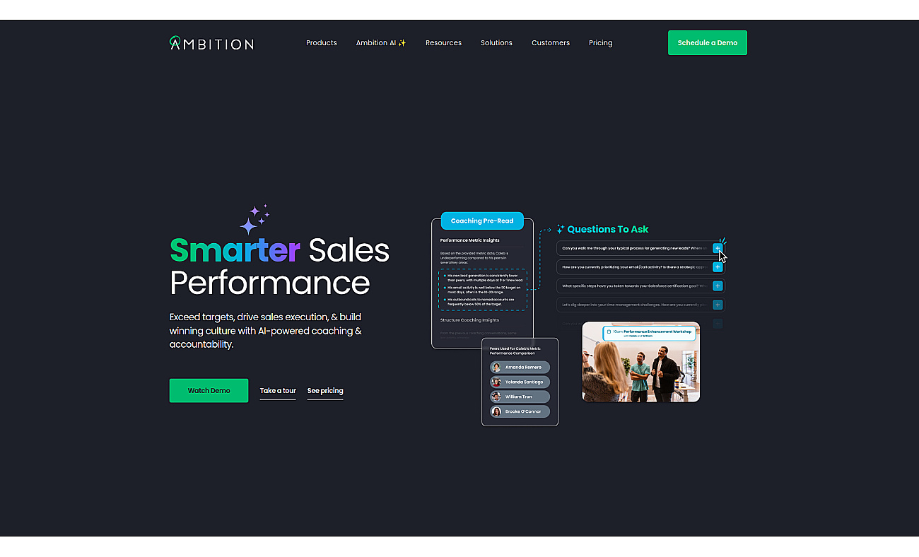 AI Sales Platform By Ambition